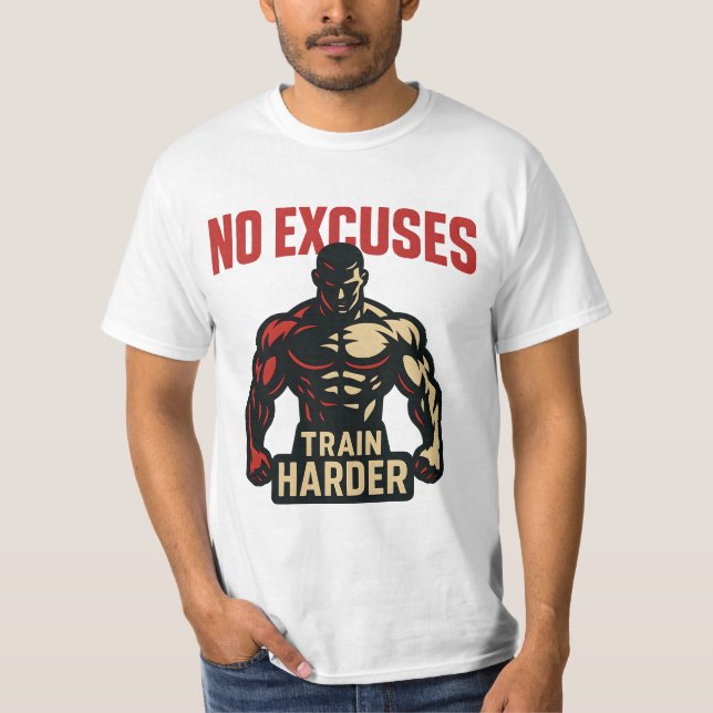 T-shirt No excuses (Devant)