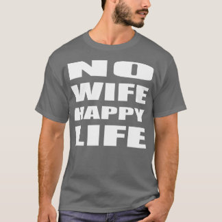 T-shirt No Femme Happy Life Col Sweatshirt