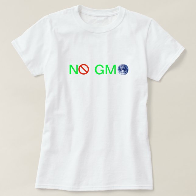 T-SHIRT NO GMO (Design devant)