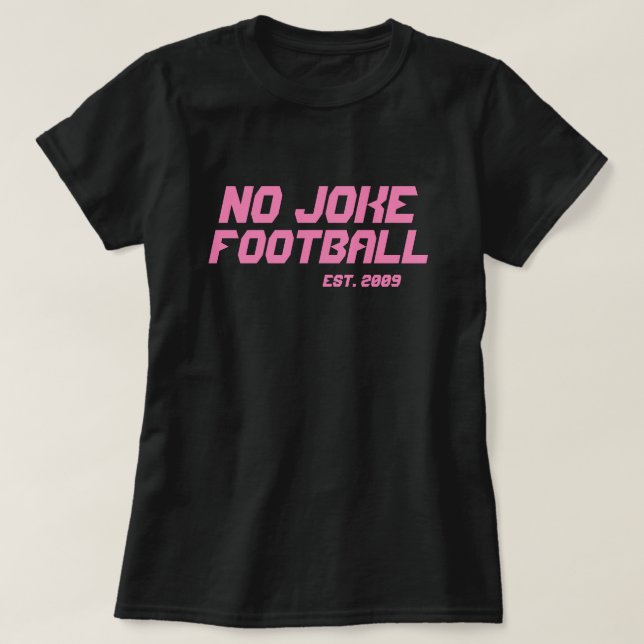 T-shirt No Joke Football Throwback (Design devant)