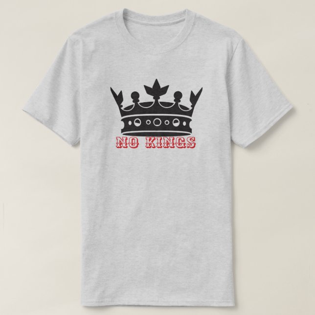 T-shirt No Kings (Design devant)