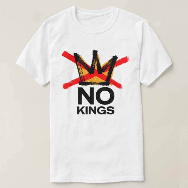 T-shirt No Kings In America (Design devant)