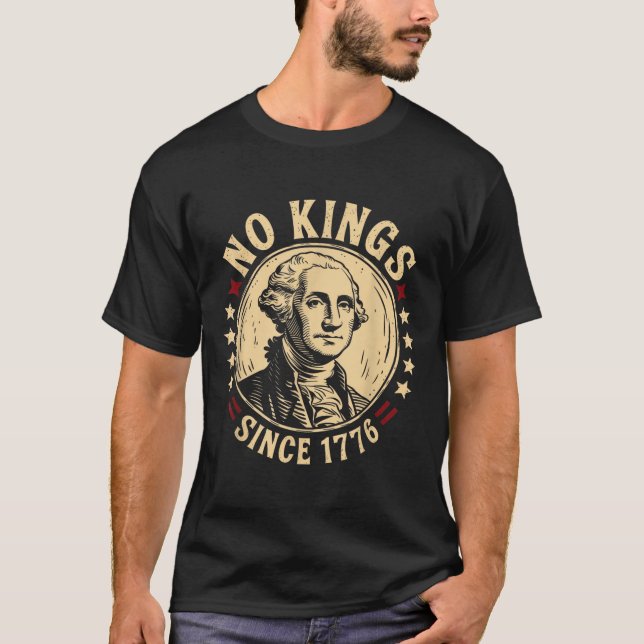 T-shirt No Kings In America 1776 Save Democracy United Sta (Devant)