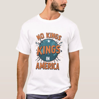 T-shirt No Kings in America - Déclaration Graphic Tee