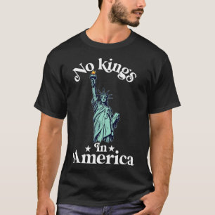 T-shirt No Kings In America Flag Protest Save Democracy 17