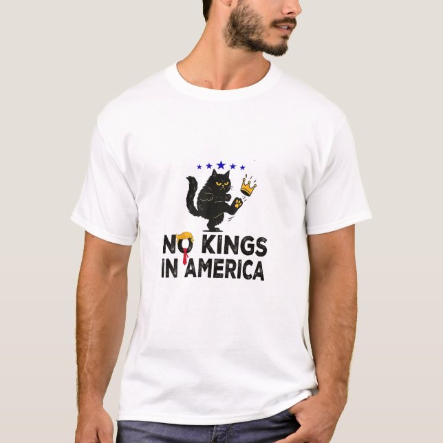 T-shirt No Kings In America We The People Political Minima (Devant)