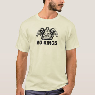 T-Shirt « No Kings - Jester Crown Anti-Autoritaire