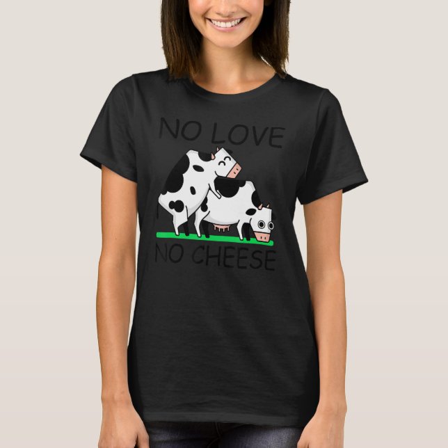 T-shirt No Love No Cheese Cheese Style 1 (Devant)