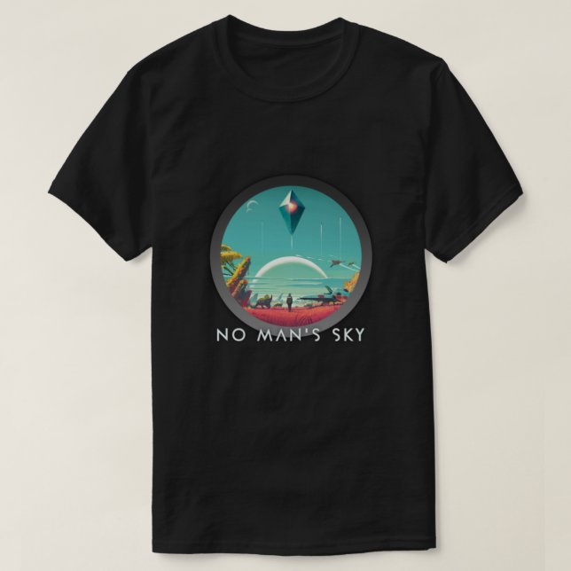 T-shirt no mans sky logo et titre illsutration Classic (Design devant)