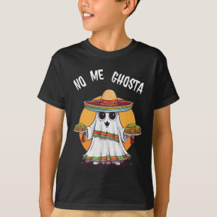 T-shirt No Me Ghosta Funny Mexicain Halloween fantôme