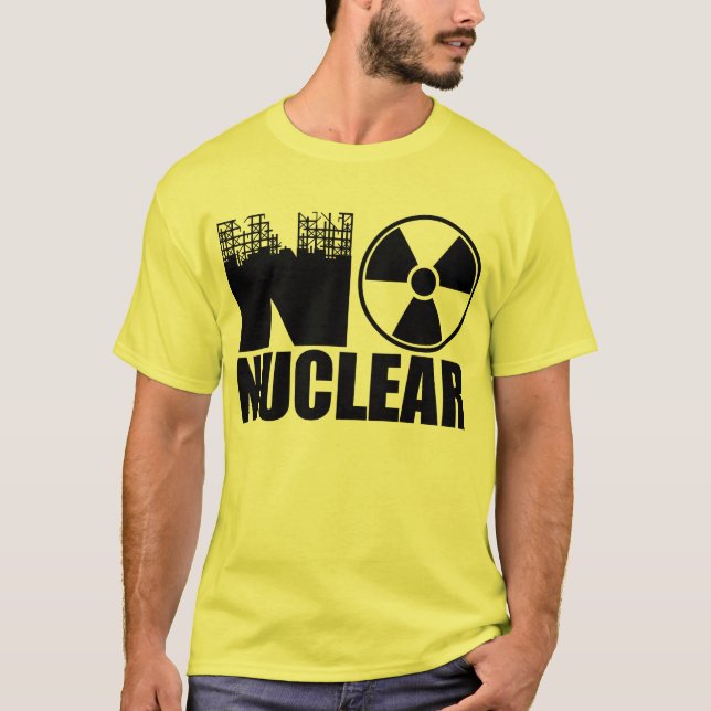 T-SHIRT NO NUCLEAR MONO (Devant)