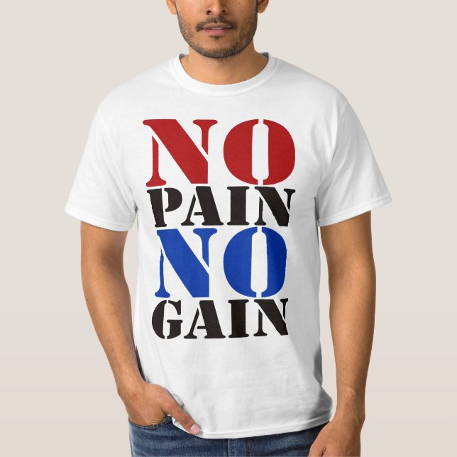 T-SHIRT NO_PAIN_NO_GAIN (Devant)