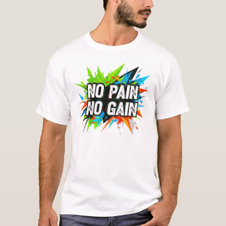 T-shirt No Pain No Gain | Sporty Tee