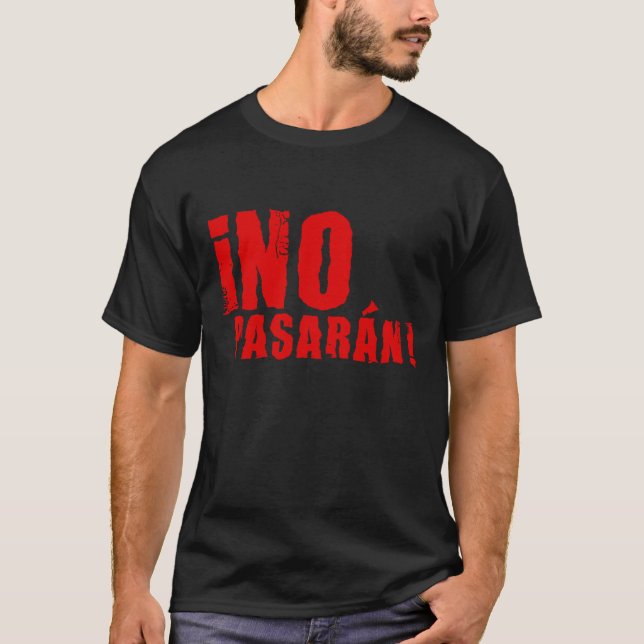 T-shirt no pasaran (Devant)
