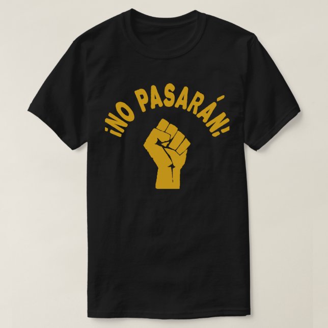T-shirt No Pasaran - Ils ne passeront pas (Design devant)