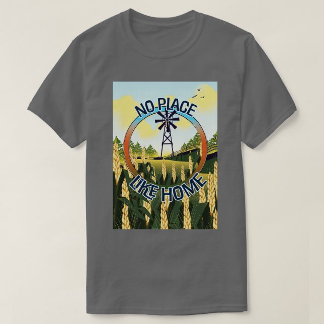 T-shirt No Place Like home Inspiration quote (Design devant)