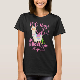 T-shirt No Prob Lama 1ère année Heureux 100 jours d'école