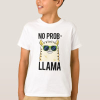 No-Prob-Llama Drôle Cool Llama Pun