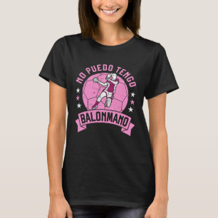 T-shirt No Puedo Tengo Balonmano pour les mamans et les fi