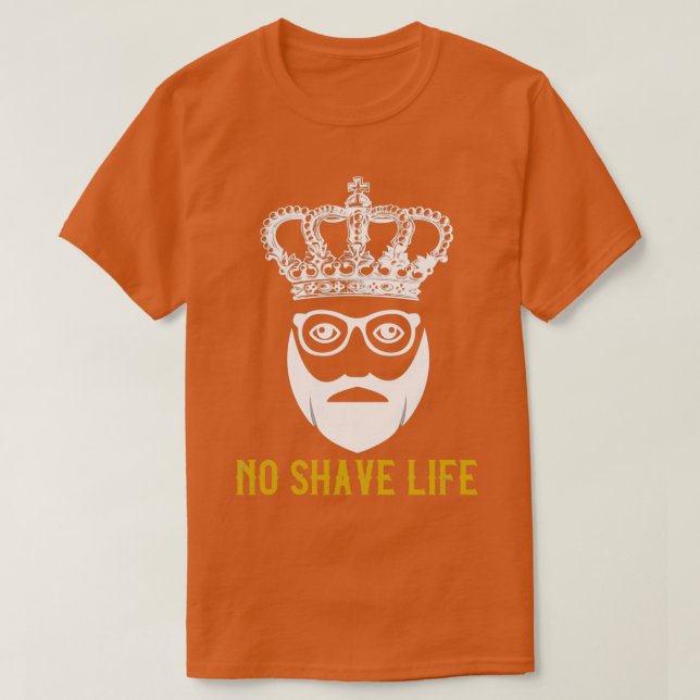 T-shirt No Shave Life (Design devant)