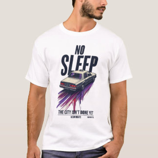 T-Shirt No Sleep Neon Taxi NIGHTSHIFT 90