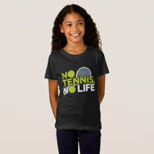 T-Shirt No Tennis, No Life – Design Sportif et Dynamique