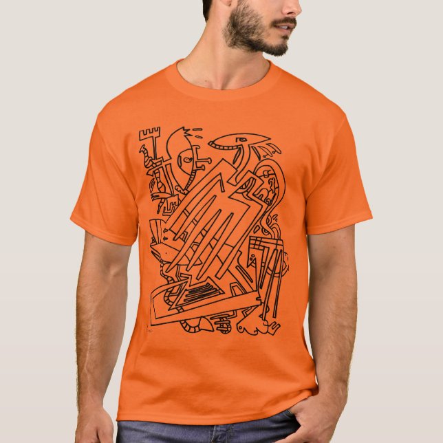 T-shirt No. URBAIN 781 de chemise de CONCEPTION d'ART (Devant)