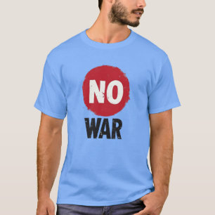 T-shirt NO WAR — Manifestation mondiale pour la paix