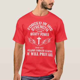 T-shirt No weapon Formed Against Me Shall Prevail Christia
