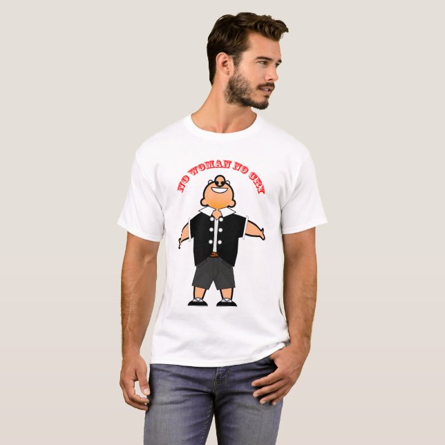 T-shirt No Woman No Cry (Devant entier)