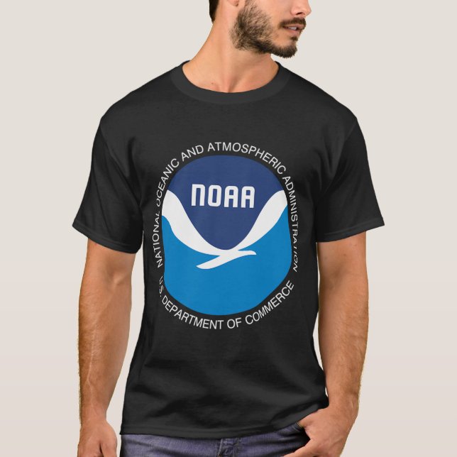 T-shirt Noaa National Oceanic And Atmospheric Administrati (Devant)