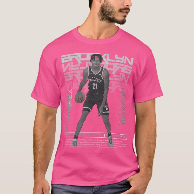 T-shirt Noah Clowney Basketball Art Nets (Devant)