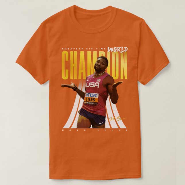 T-shirt Noah Lyles (Design devant)