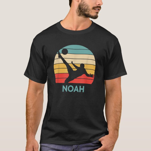 T-shirt Noah Nom Cadeau Soccer personnalisé (Devant)