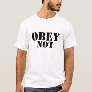 T-Shirt « N'OBÉISSEZ PAS » – Déclaration Rébellion