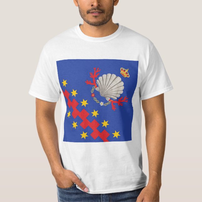 T-shirt Nobile Contrada del Nicchio (Coquillage) (Devant)