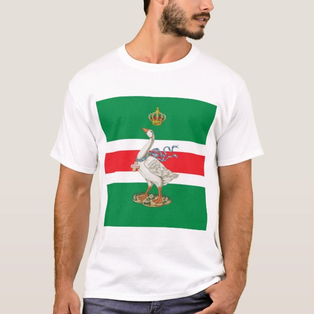 T-shirt Nobile Contrada dell' Oca (Oie) Palio (Devant)