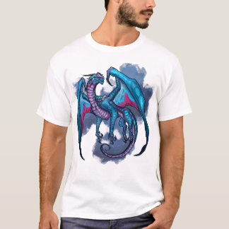 T-shirt Noble Flying Blue Dragon