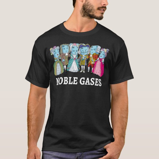 T-shirt Noble Gases Science Pun Plaisanterie Table Périodi (Devant)