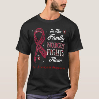 T-shirt Nobody Fights Alone Brain