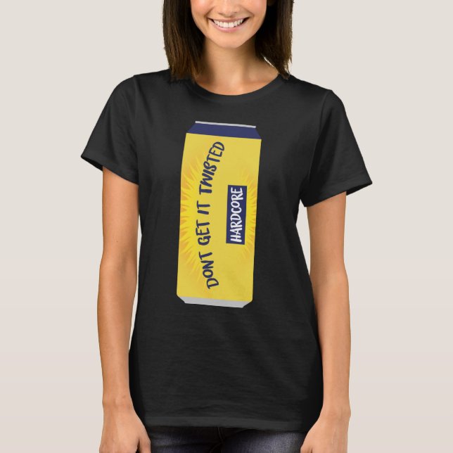 T-shirt N'obtenez pas le Tee Tea Meme manche longue torsad (Devant)