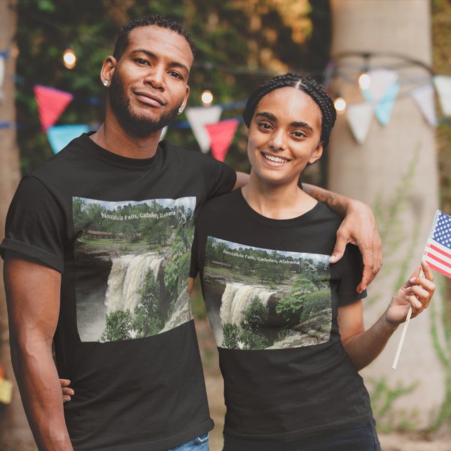 T-shirt Noccalula Falls Gadsden Alabama Dark Unisex (Noccalula Falls Gadsden Alabama Dark Unisex T-Shirt)