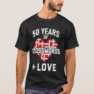 T-shirt Noces d'Or Mots Croisés Passionnés