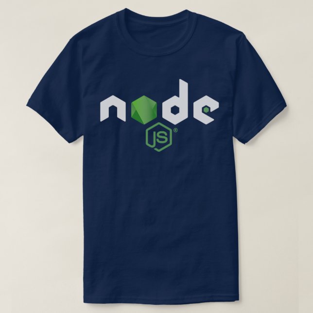 T-shirt Nodejs Javascript Marchandises (Design devant)