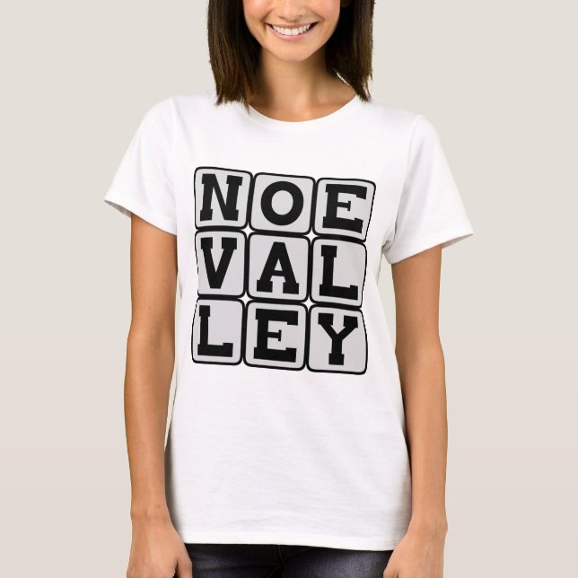 T-shirt Noe Valley, quartier de San Francisco (Devant)