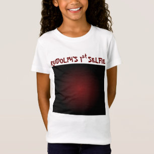 T-Shirt Noël 1ère Selfie & Père Noël Liste de Rudolf sur l