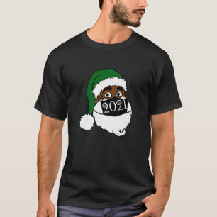 T-shirt Noël 2021 du Père Noël afro-américain Matchi