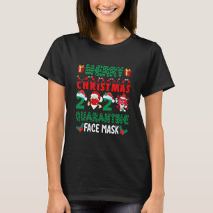 T-shirt Noël 2021 Quarantine Père Noël Matching Family Tr
