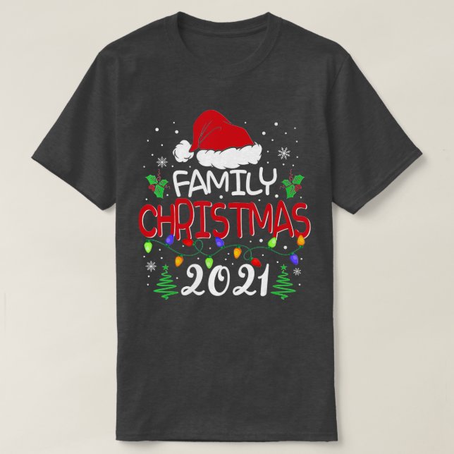 T-shirt Noël 2022 Matching Family Team Père Noël Squad Pa (Design devant)