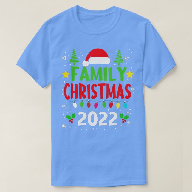 T-shirt Noël 2022 Matching Family Team Père Noël Squad Pa (Design devant)